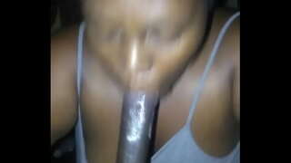 Ebony bbw površen, deepthroat 2 Cumshots Ebony bbw površen, deepthroat 2 Cumshots